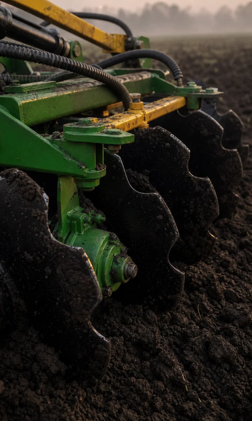 Manufacturing detail of the Hydraulic Disc Harrow